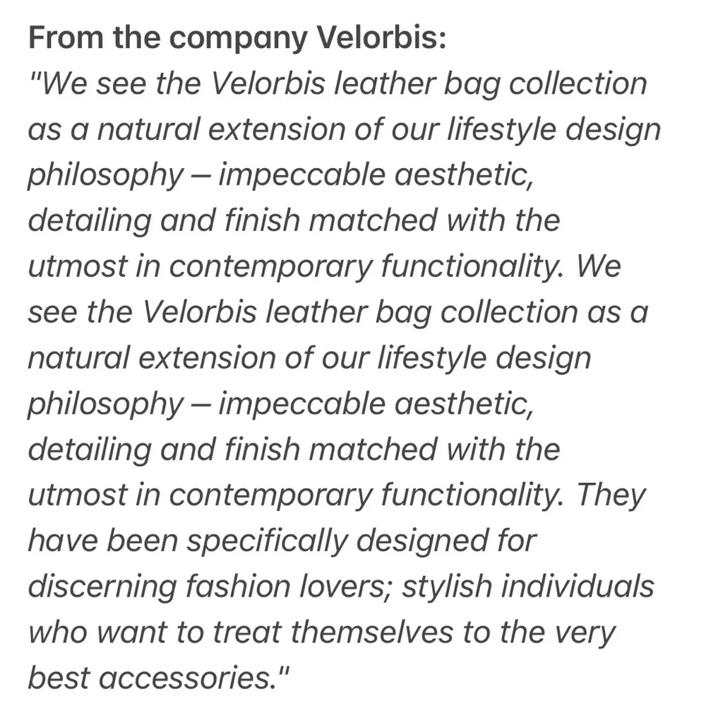 Velorbis “Old School” Brown Leather Briefcase